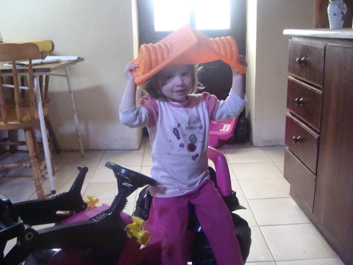 Thank God I’ve been blessed with a roof over my head! What a little love, full of charm x