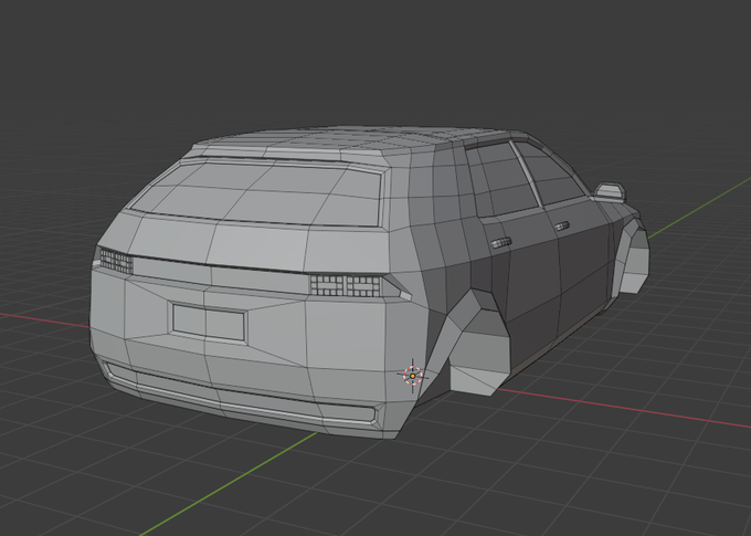 ExtorxOfficial's tweet photo. [Remodel]

Blender 3D | 2022 Hyundai Ioniq 5 | Tris: 2,808

Whilst this car is based off the ioniq 5, I did however add small "concept" details to it. (Old model in thread)

#RobloxDev #3DModeling https://t.co/z3QHLHj28t