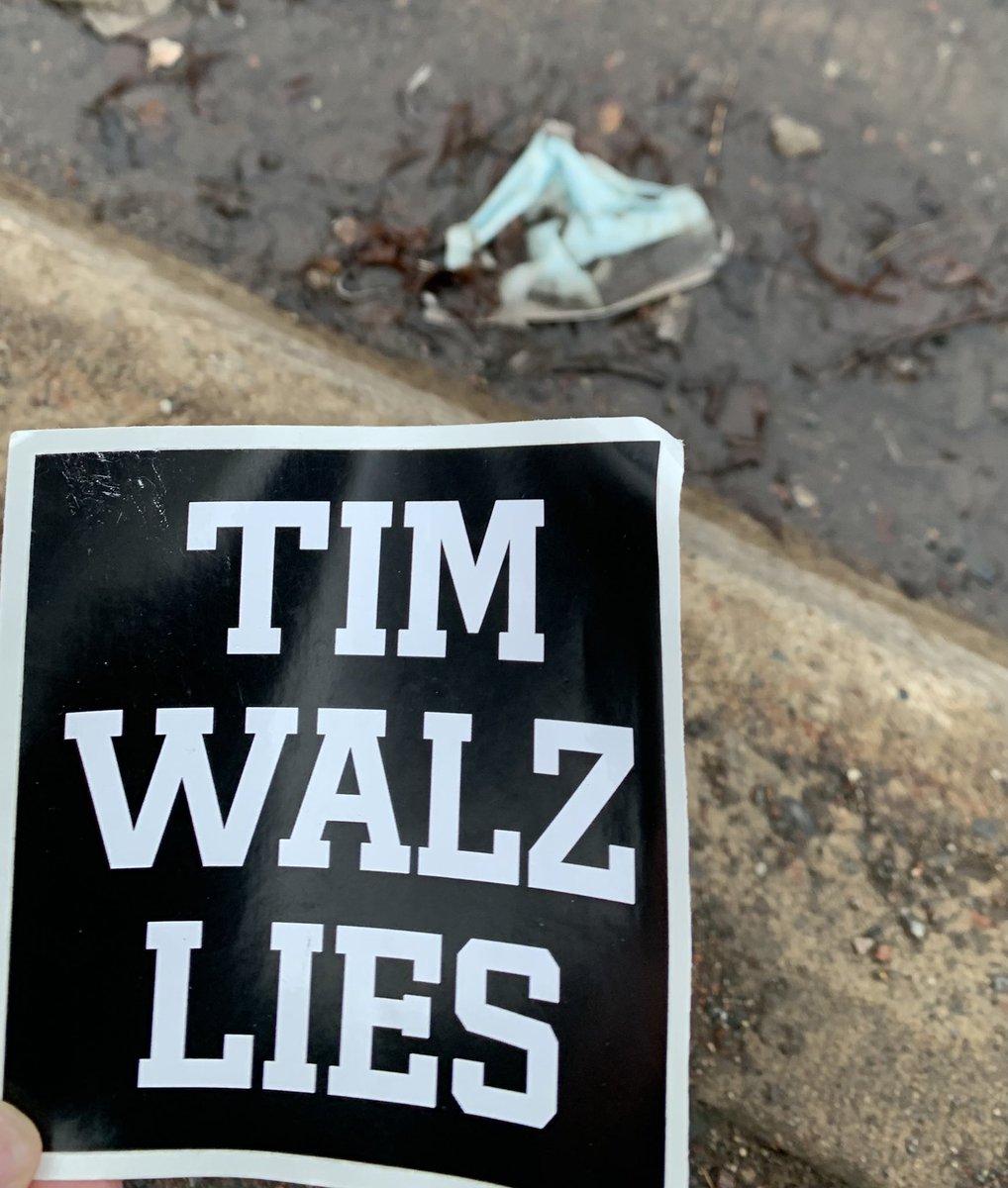cacandgreco's tweet photo. #Biohazards and #Bullshittery 

@GovTimWalz https://t.co/hsG3EV54LS