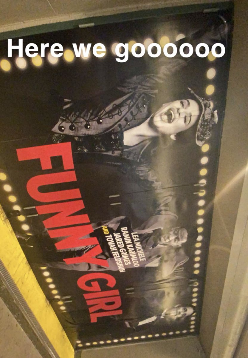 c_evan1's tweet photo. @FunnyGirlBwy was amazing tonight! #leamichele was absolutely amazing! #funnygirl https://t.co/jffJqaHJwG
