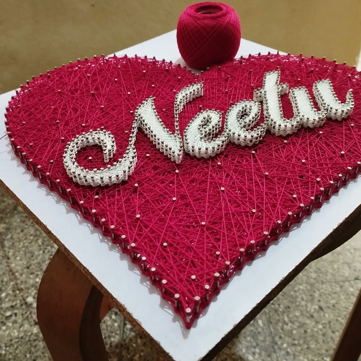 ryart_stringart's tweet photo. Ryart creation..... 

String with name #Neetu 
Something new one
#stringart #stringarts #ryart #ryartcreation #Pune #mumbai #Artists #Trending #Lovestory #beauty #etsy #stringartindia #puneart #art #creativity #artworks 
@Etsy @maha_tourism @MinOfCultureGoI @artnet @artsy https://t.co/kLll0y9U3E