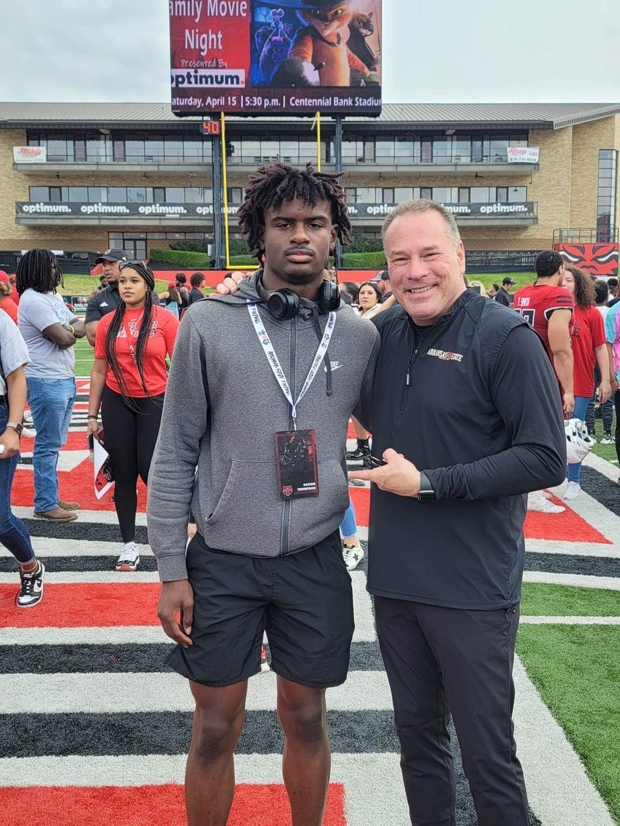 Xavier Thompson (@xavithompson25) on Twitter photo I had a great day at Arkansas state today thanks for the opportunity!!! <a href="/CoachJayMitch/">Jay Simpson</a> <a href="/CoachButchJones/">Butch Jones</a> <a href="/robharley34/">Coach Harley</a> <a href="/DonteThompson20/">Donte’</a> I had a great day at Arkansas state today thanks for the opportunity!!! <a href="/CoachJayMitch/">Jay Simpson</a> <a href="/CoachButchJones/">Butch Jones</a> <a href="/robharley34/">Coach Harley</a> <a href="/DonteThompson20/">Donte’</a>