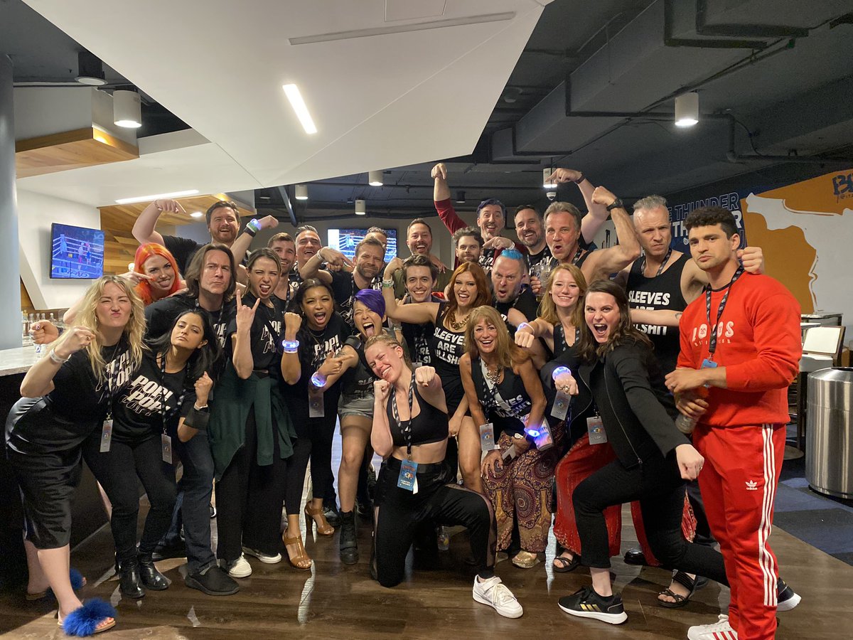 BWalloch's tweet photo. The @Marisha_Ray Team SHOWED UP. #PopPop #CreatorClash2 https://t.co/FSBB6pImnQ