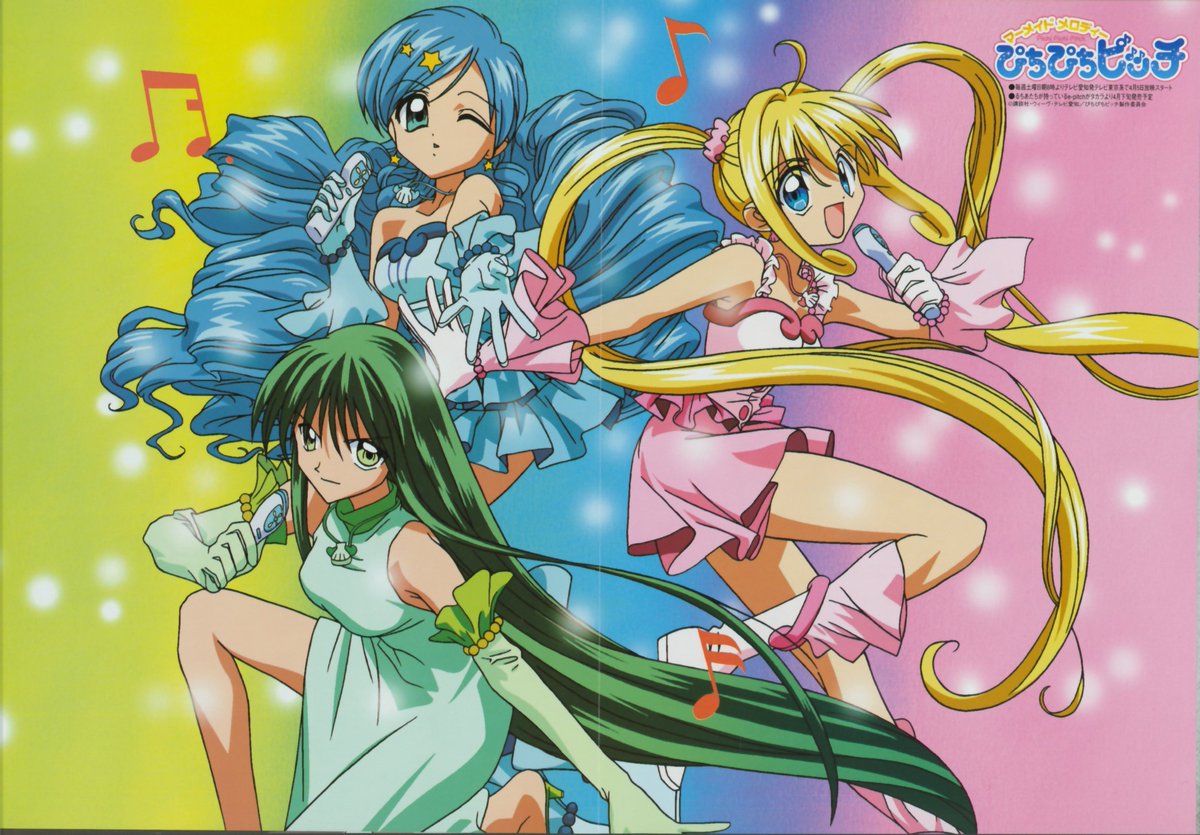 Thinking of rewatching Mermaid Melody soon it is it's 20th