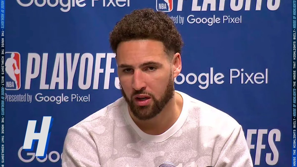 TheRimReporter's tweet photo. Klay Thompson after the loss on the road to the Sacramento Kings

"I mean any loss is going to hurt no matter on the road or at home. At the end of the day we've still won four rings and I think that's all that really matters" https://t.co/BluN46T7ZK