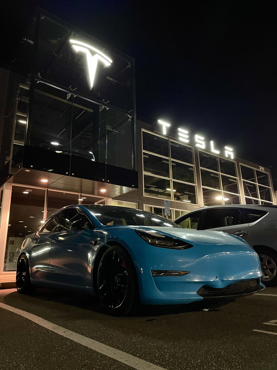 Brandon on Twitter "Dropped my car off at Tesla Camarillo today after