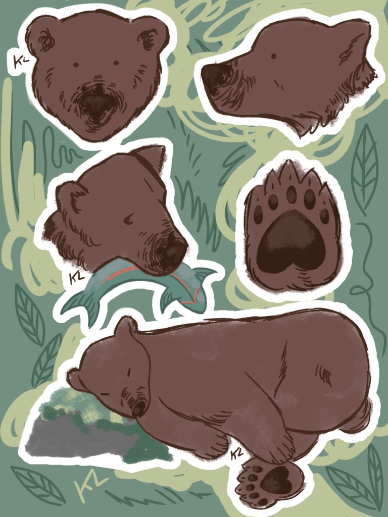 klitzykat's tweet photo. Silly bears 

#art #drawing #artist #bear #bearart #bears https://t.co/fR1Ao46zCJ