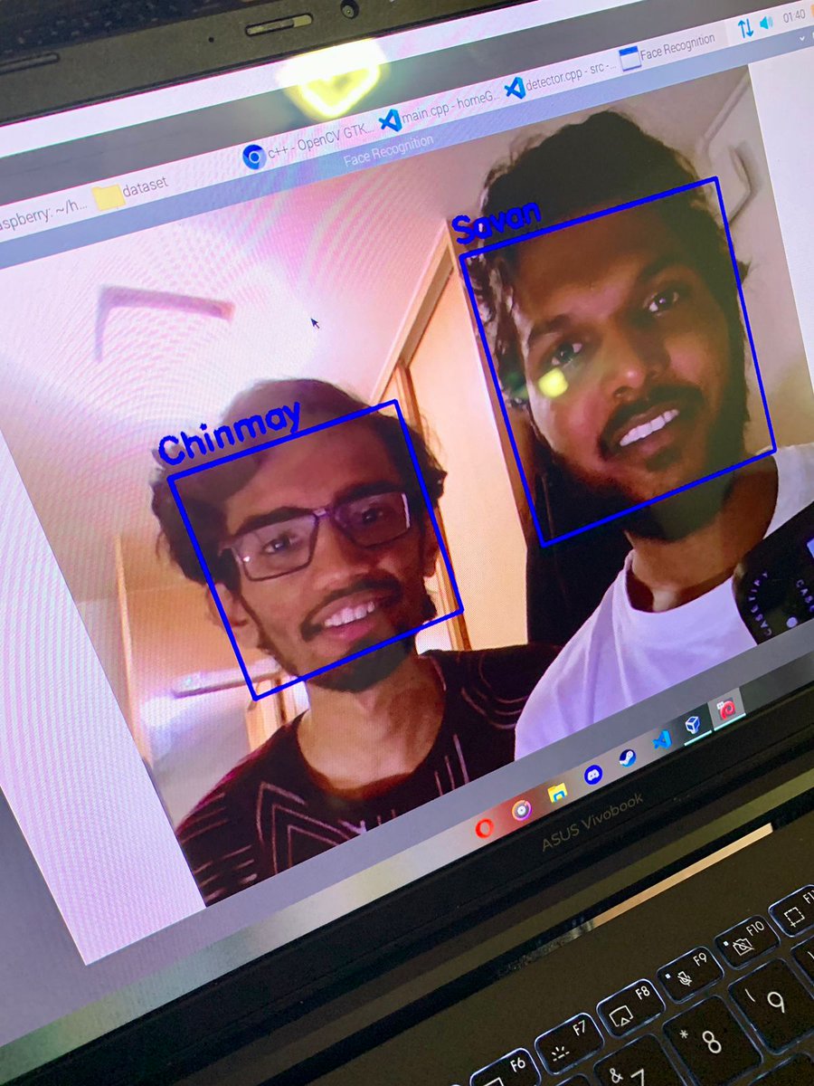 HomeGPT's tweet image. Two friends on a quest to help AI remember names, so you don't have to! 😅👥
P.S. Meet the dynamic duo tackling real-time embedding projects and bringing names to faces! 🤖✨
#RealTimeEmbedded #FaceDetection #TechLaughs #uofg #uofglasgow