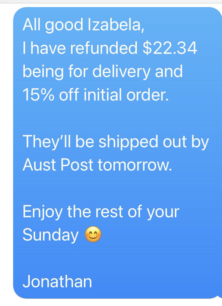 jonnylroberts's tweet image. It’s really not that hard 😊
#greatcustomerservice #startupculture #workingsundayandlovingit