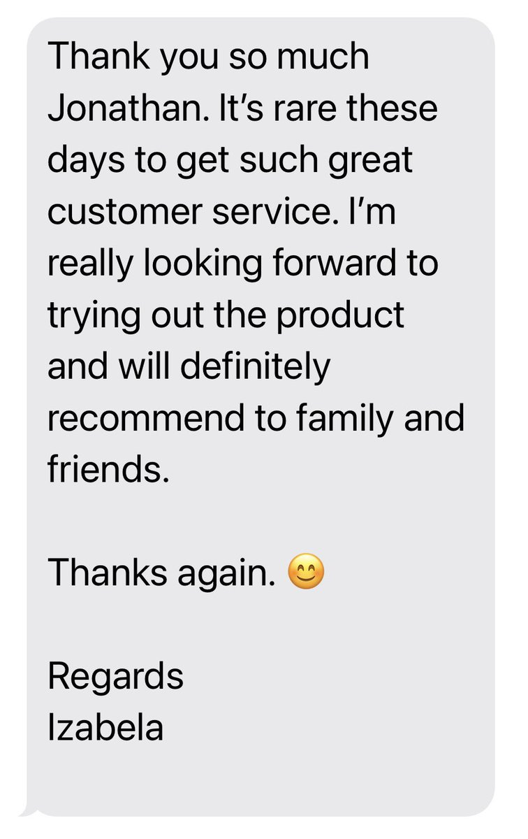 jonnylroberts's tweet image. It’s really not that hard 😊
#greatcustomerservice #startupculture #workingsundayandlovingit