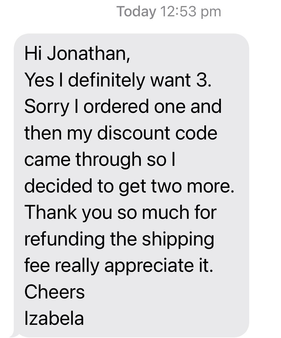 jonnylroberts's tweet image. It’s really not that hard 😊
#greatcustomerservice #startupculture #workingsundayandlovingit