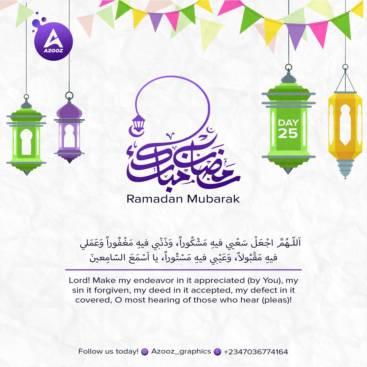 al_knbi299's tweet photo. 25|رمضان ❤️🌙

#ramadandailydua   #muslimdesignercommunity #flyerdesign #ilorindesigner #onlineadvertisement #branding #generaldesigns #Business  #ramadanmubarak #ramadanqoutes #logodesigns #success #makkah #madinah #ramdan #azoozgraphics #dailyramadan #sunday #ramadanday25 https://t.co/DQlUvkrh80