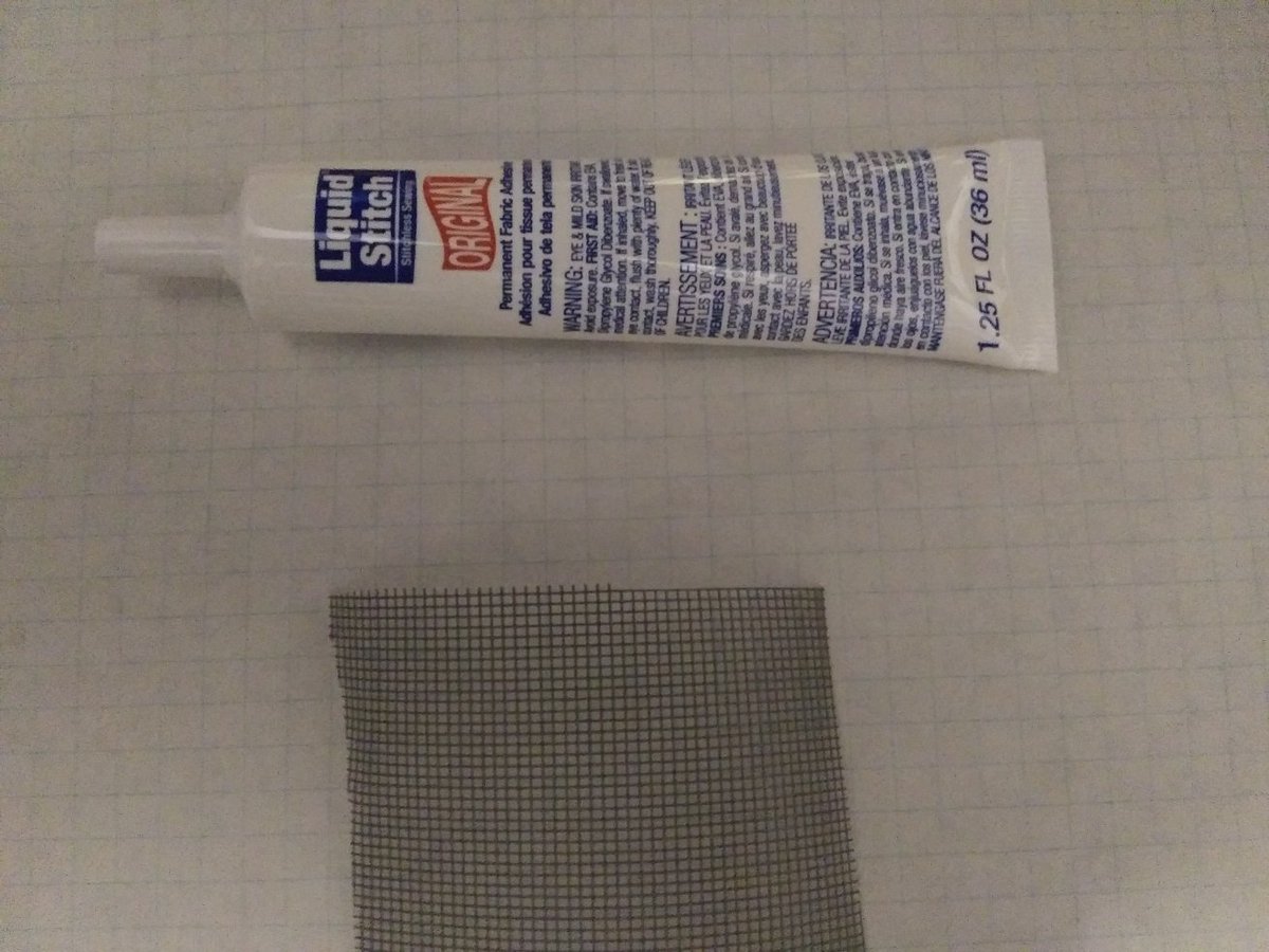 Show and tell time #shoerepair.  When the interior mesh lining of a favorite shoe develops a huge hole I cut out a piece of non-metal window screen and glue over the hole.  It's not as ugly as the picture looks, and can be colored to be less conspicuous.  It lasts for years.