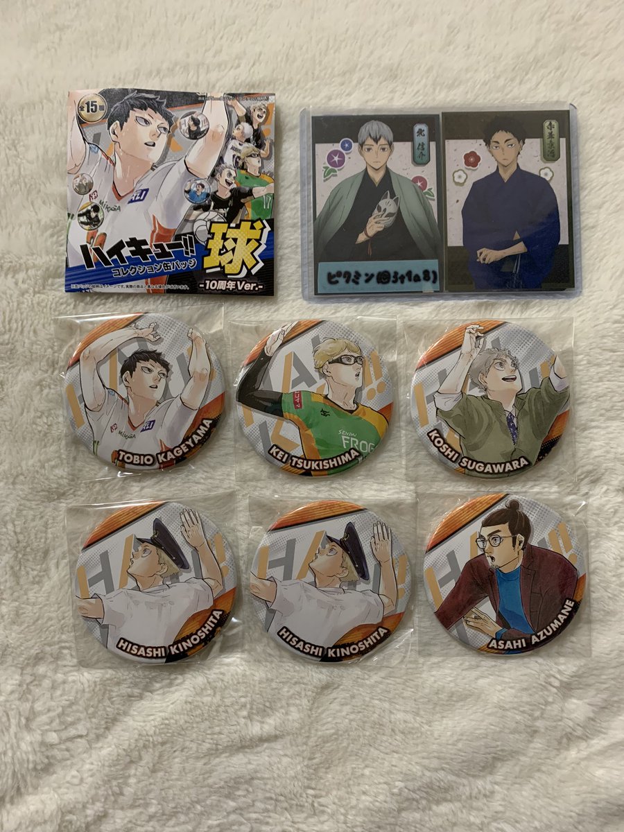 交換】ジャンプフェスタ JF ハイキュー コレクション 缶バッジ 球 10