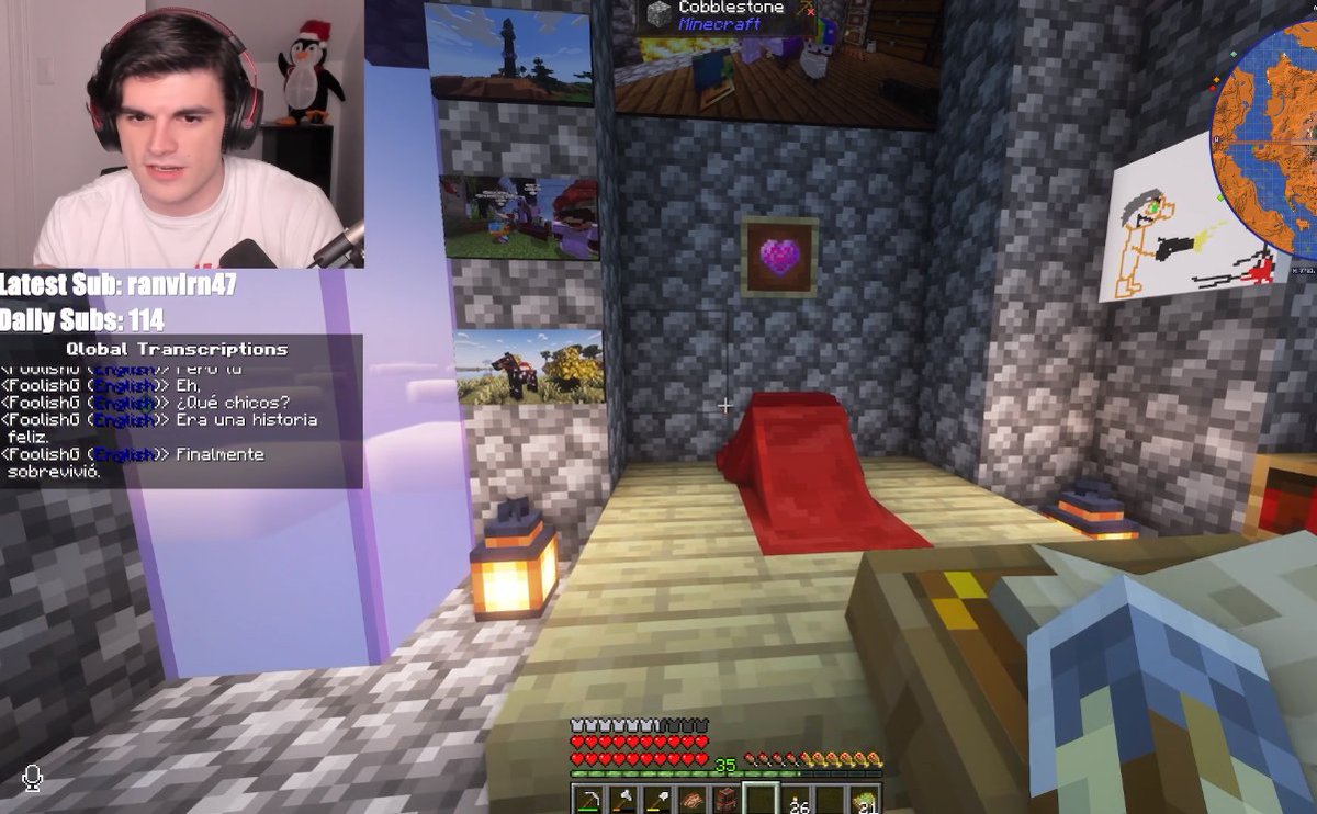 PeachTiger🎗🐷👑 QSMP 🎫🚂 USMP 🌐🎙️ on Twitter "Foolish put Leo to bed and