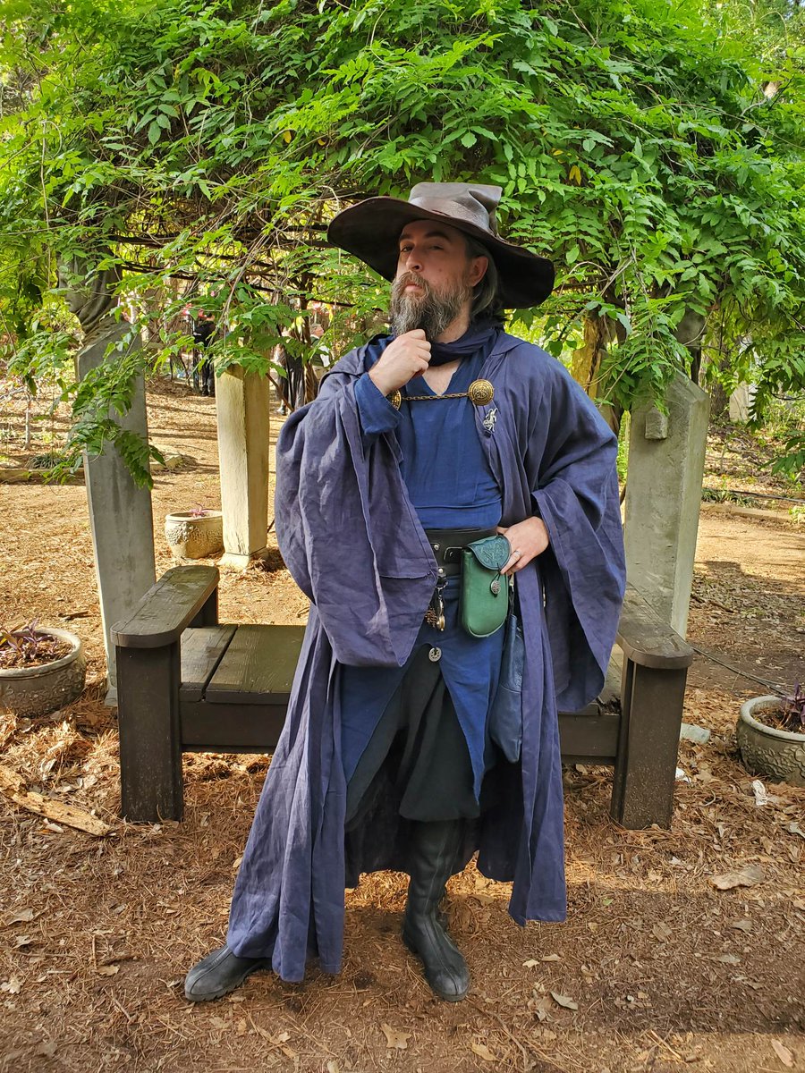 Me at the ren faire for the first time in years, pondering why there were so many more people dressed up as wizards then ever before...