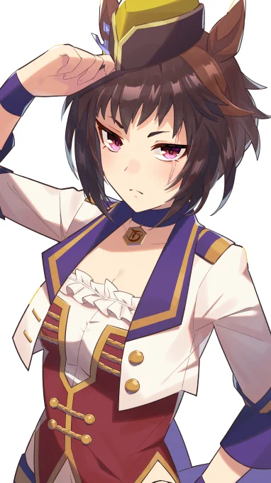 バイアリータークさんにもスターティングフューチャー着て頂きました。#ウマ娘 #バイアリーターク 