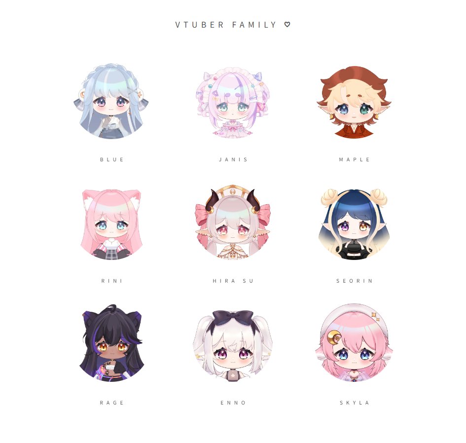 melonkitsu's tweet photo. I updated my website to add a page for my chibi children!! 

(I swear I'll get around to making all the showcases eventually, too😅) https://t.co/YfryDXr4GT