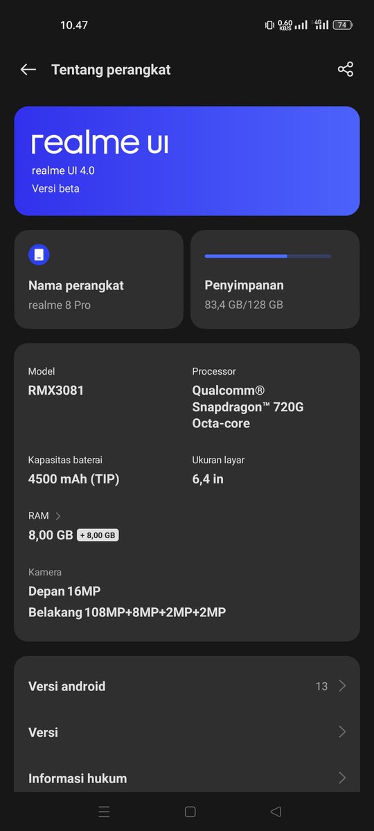 hendy_lamp8's tweet photo. @realmeindonesia  Update UI 4.0 bikin hp bnyk ng frame nya, https://t.co/XOA7tTq2xz