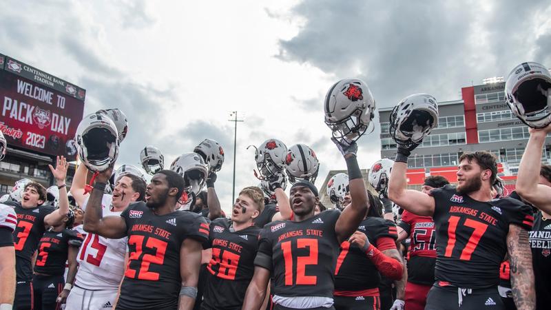 A-State Holds 2023 Pack Day Spring Game, Announces Spring Camp Team Awards dlvr.it/SmYTX0