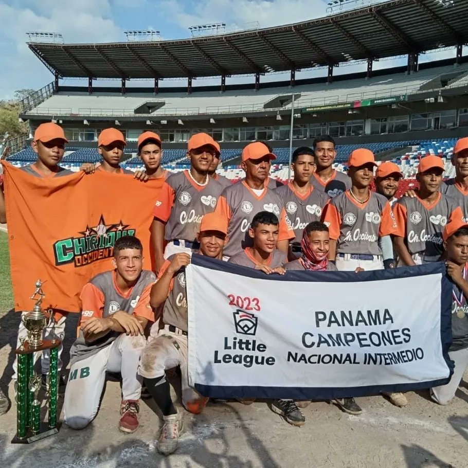 EnniaLuque's tweet photo. Felicidades al Equipo de Béisbol Chiriquí Occidente Intermedio Campeón del XLII Torneo Nacional de Béisbol 2023. Representara a Panamá en Monterrey,  México. #NosotrosServimos #Juntospodemos https://t.co/TW4kYK1cjw