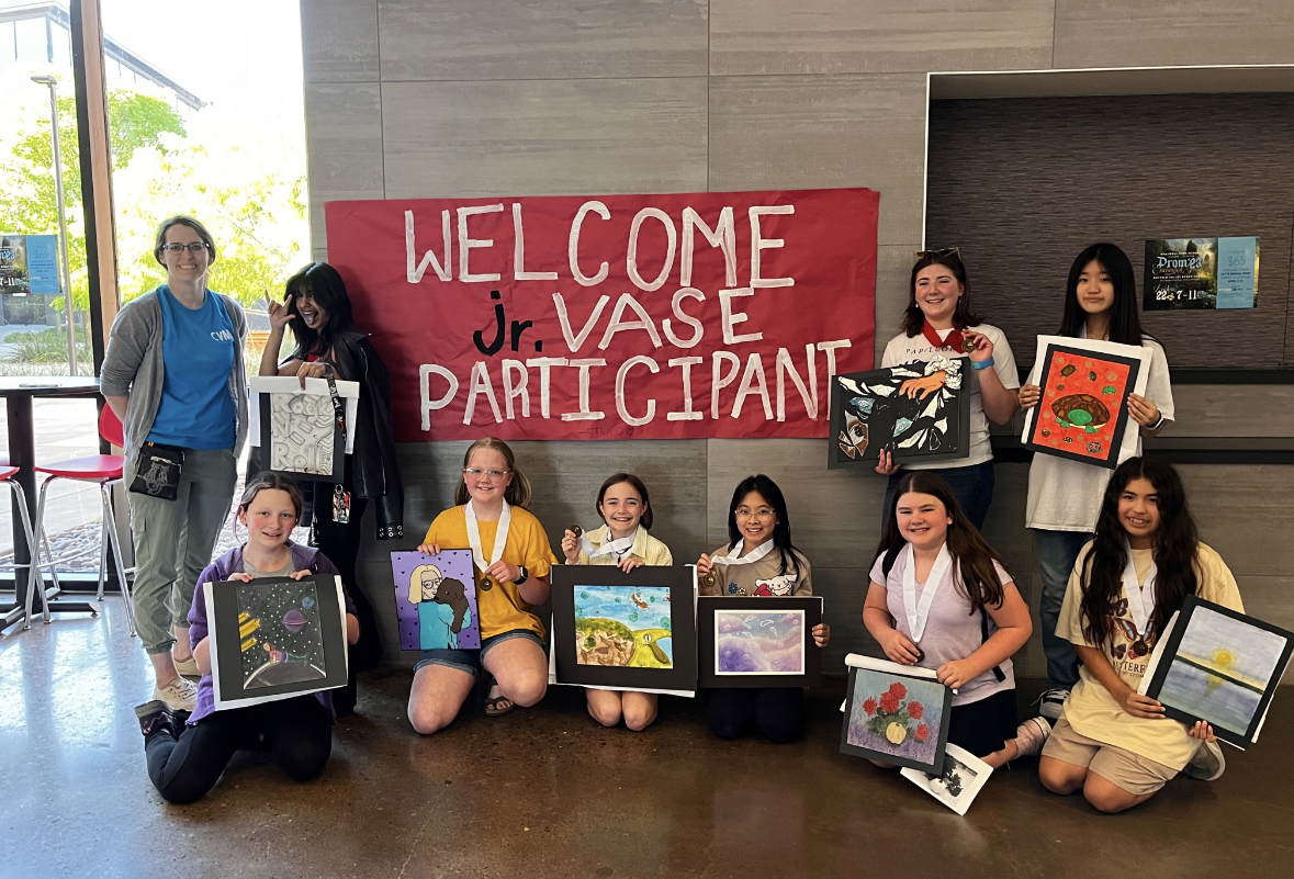 Congratulations to Mrs. Brazell and all of our students that participated in Jr. VASE.  Out of 25 entries, 23 received Superior ratings!  Way to go! #prideinside <a href="/cvmsart/">CreekValleyART</a>