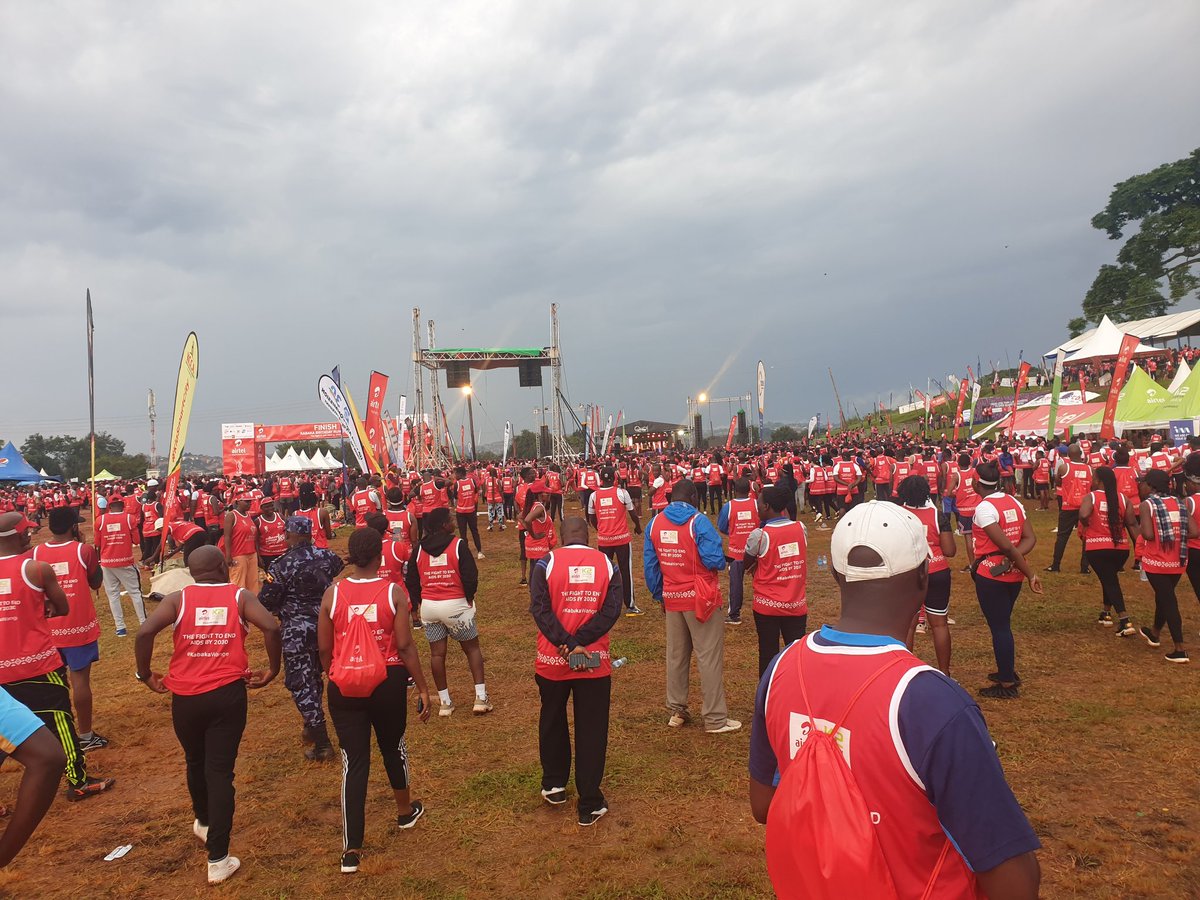 I'm at the Kabaka Birthday Run this morning. Where are you? The Kabaka is the UNAIDS Goodwill Ambassador for the Ending of AIDS by 2030. @IDIMakerere @Makerere @usmissionuganda @PEPFAR p