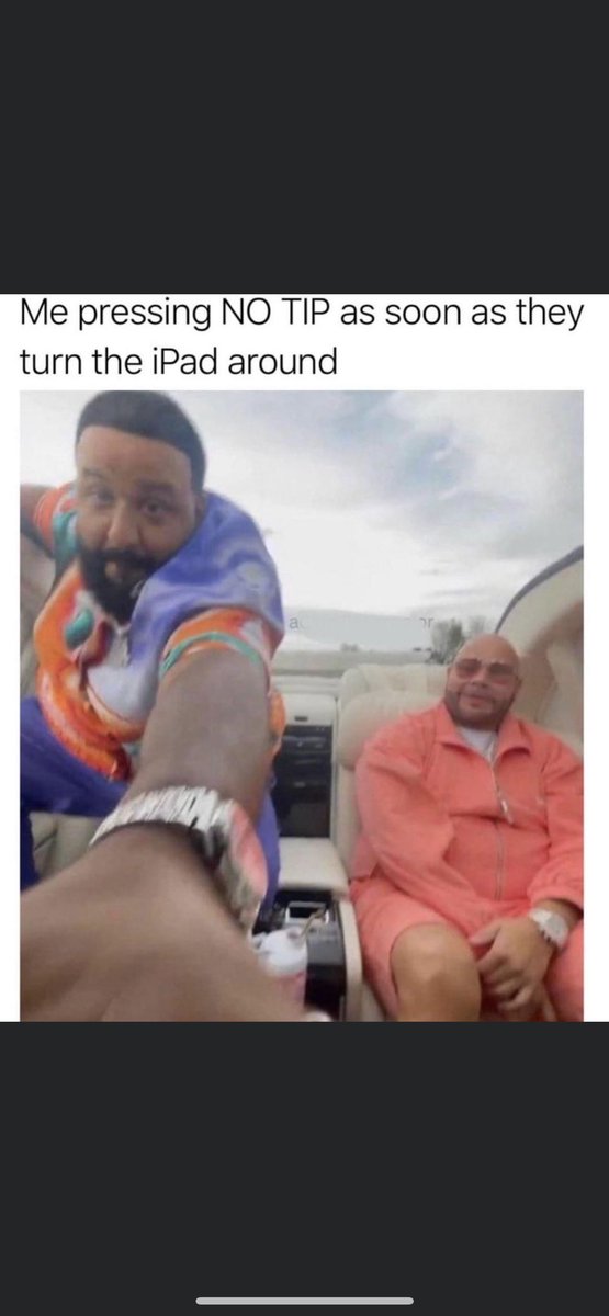AHart228's tweet photo. @adamcarolla 2 of your favorite things. Tipping and DJ Khaled get it on 🤟🏻 https://t.co/yyJcEJAK5c