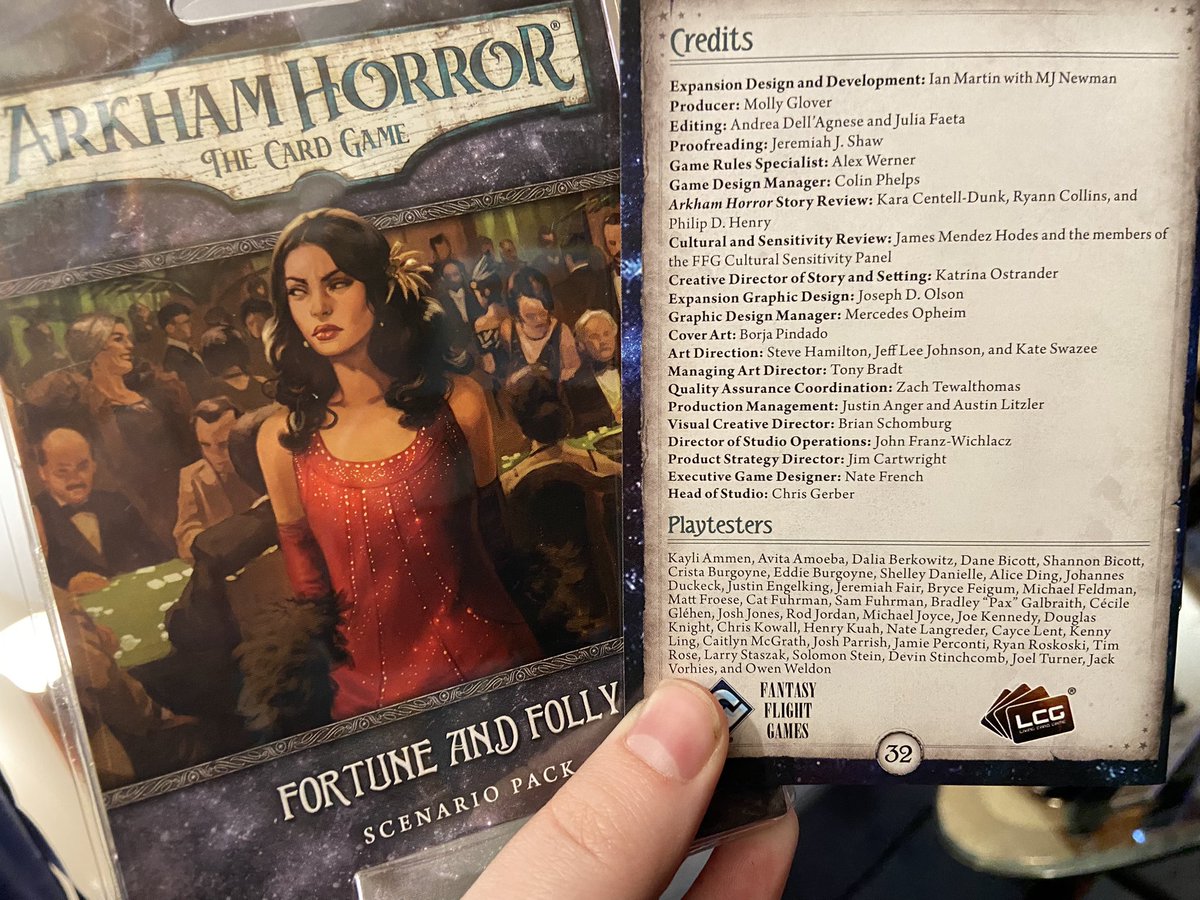 First Arkham product I had a part in!
I’ve been looking forward to this one, it’s a casino heist! 🎲
#arkhamhorror #fantasyflightgames #tabletopgaming