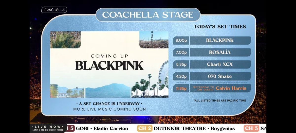 blink__712178's tweet image. ESTOY ODIANDO MUCHO ESTE CARTELCITO 
COACHELLA HEADLINERS
#BLACKPINKatCoachella #BLINKCHELLA #PINKCHELLA #BLACKPINKxCoachella @coachella