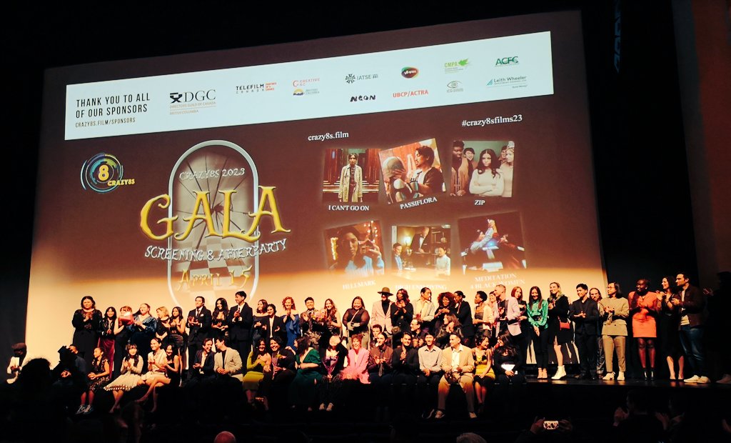 Crazy8sFilm's tweet image. Congratulations to the incredible teams, including writers, directors, cast, and crew behind the 6 #Crazy8sFilms23 projects.