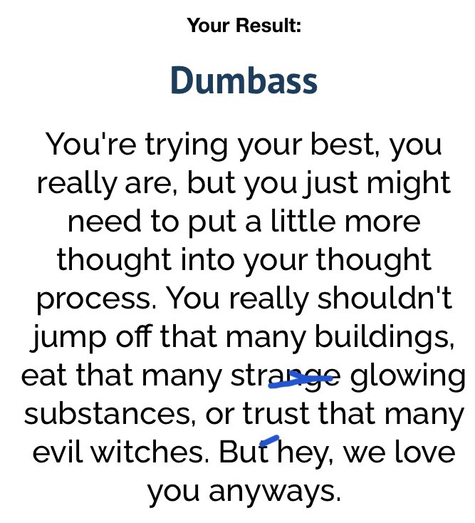 I don’t know how I drew on the dumbass description, but it fits.