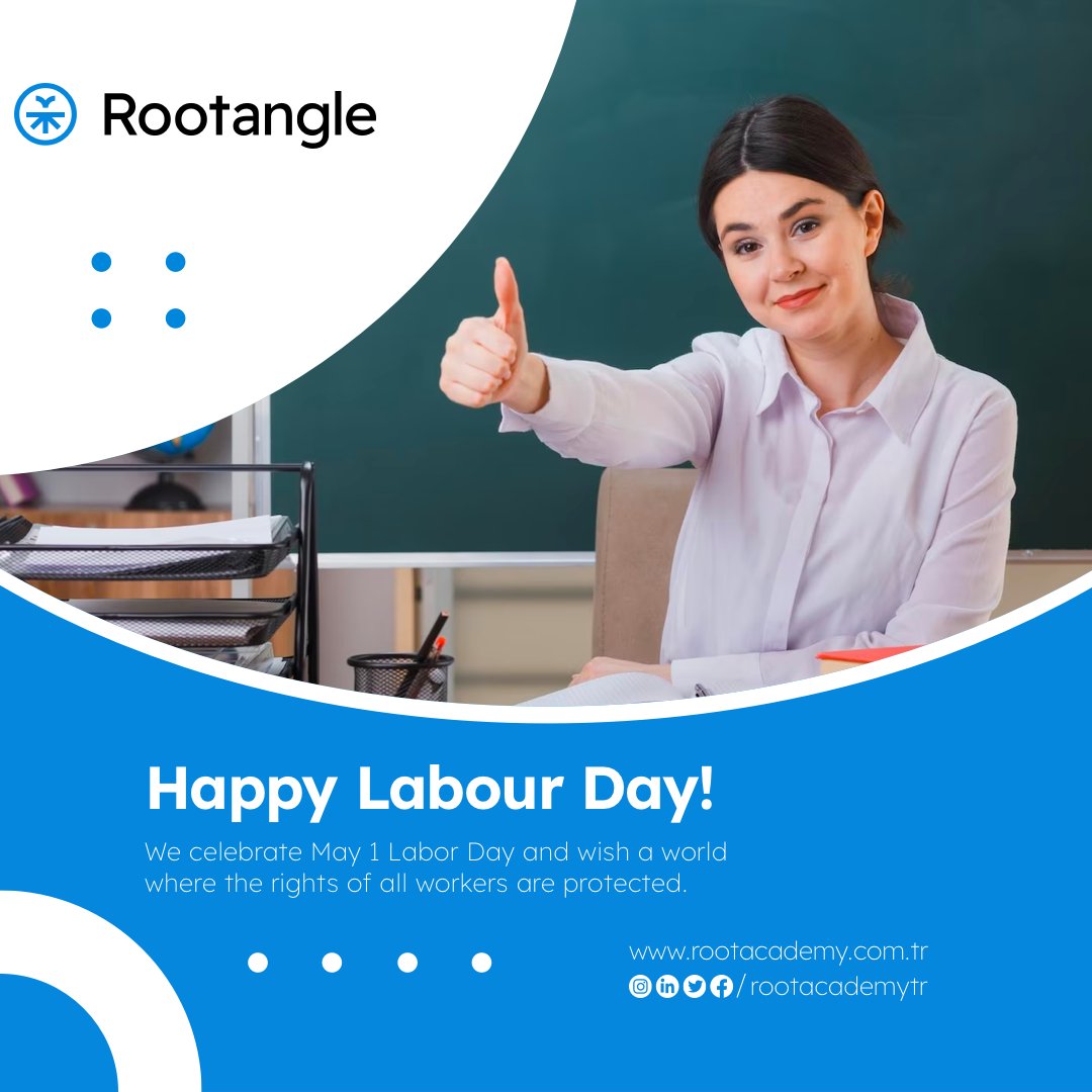 rootacademytr's tweet photo. 1 Mayıs İşçi Bayramını kutluyor, tüm emekçilerin haklarının korunduğu bir dünya diliyoruz.

*
*
*

We celebrate May 1 Labor Day and wish a world where the rights of all workers are protected.

#1Mayıs #EmekveDayanışmaGünü #1stmay #LabourDay https://t.co/HEqT4lcn4c