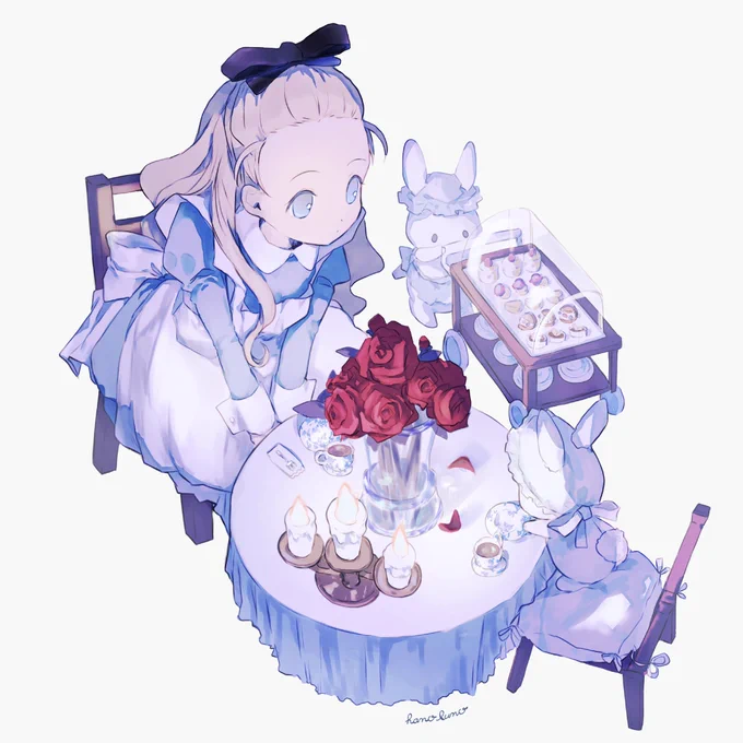 うさぎのお茶会