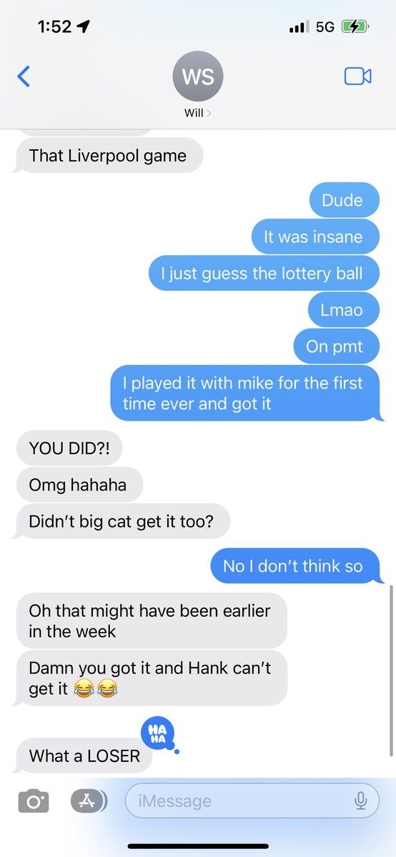 YesImChrisBrown's tweet photo. @BarstoolBigCat @PFTCommenter @hen_ease 

I played lottery ball for the first time ever on the most recent episode and got it right and texted my buddy about it, reaffirming that Hank will never get it y https://t.co/8jYNdCR9PO