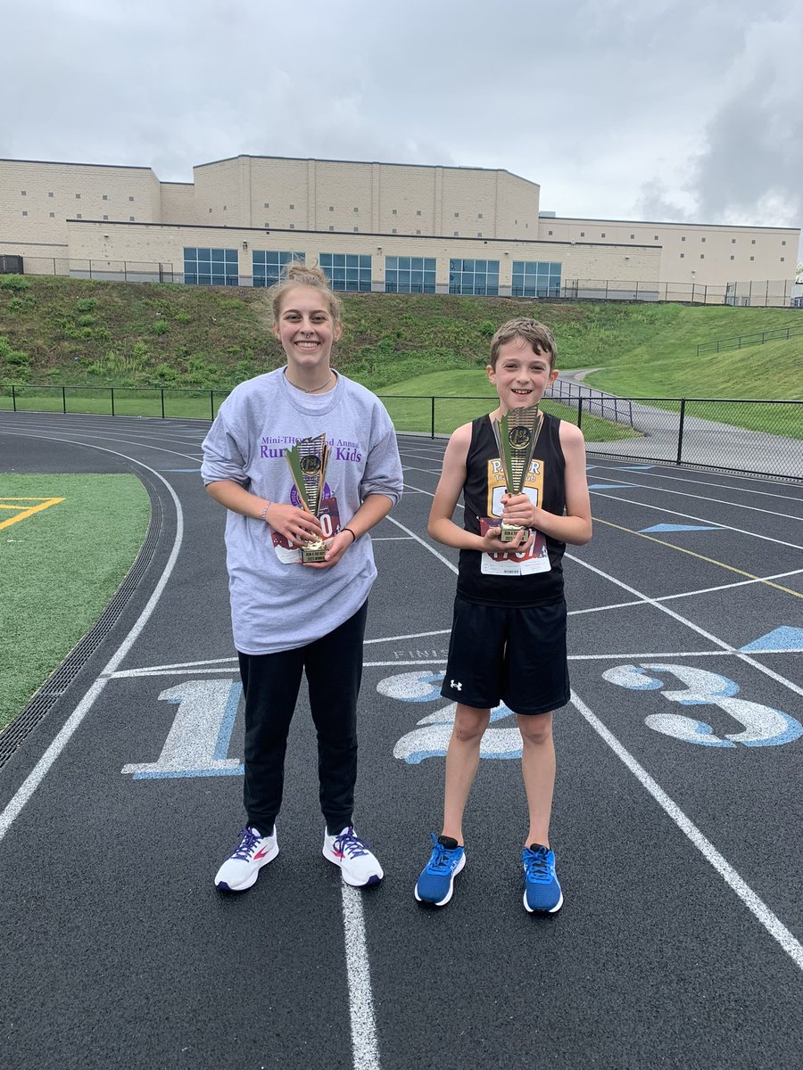 BWminithon's tweet photo. CONGRATULATIONS to Anderson Hagerty & Addison Giglione for winning the competitive race! πποΈ#ftk #Run4TheKids #MiniTHON https://t.co/ZDcUFIPY9I