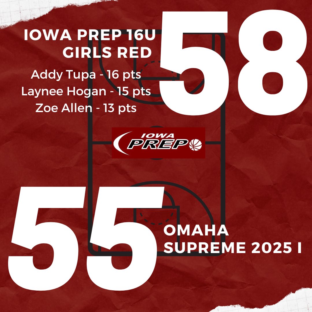 Final: Iowa Prep 16U Girls Red vs Omaha Supreme 2025 I <a href="/layneehogan/">Laynee</a> <a href="/AddyTupa/">addy tupa</a> #processdriven