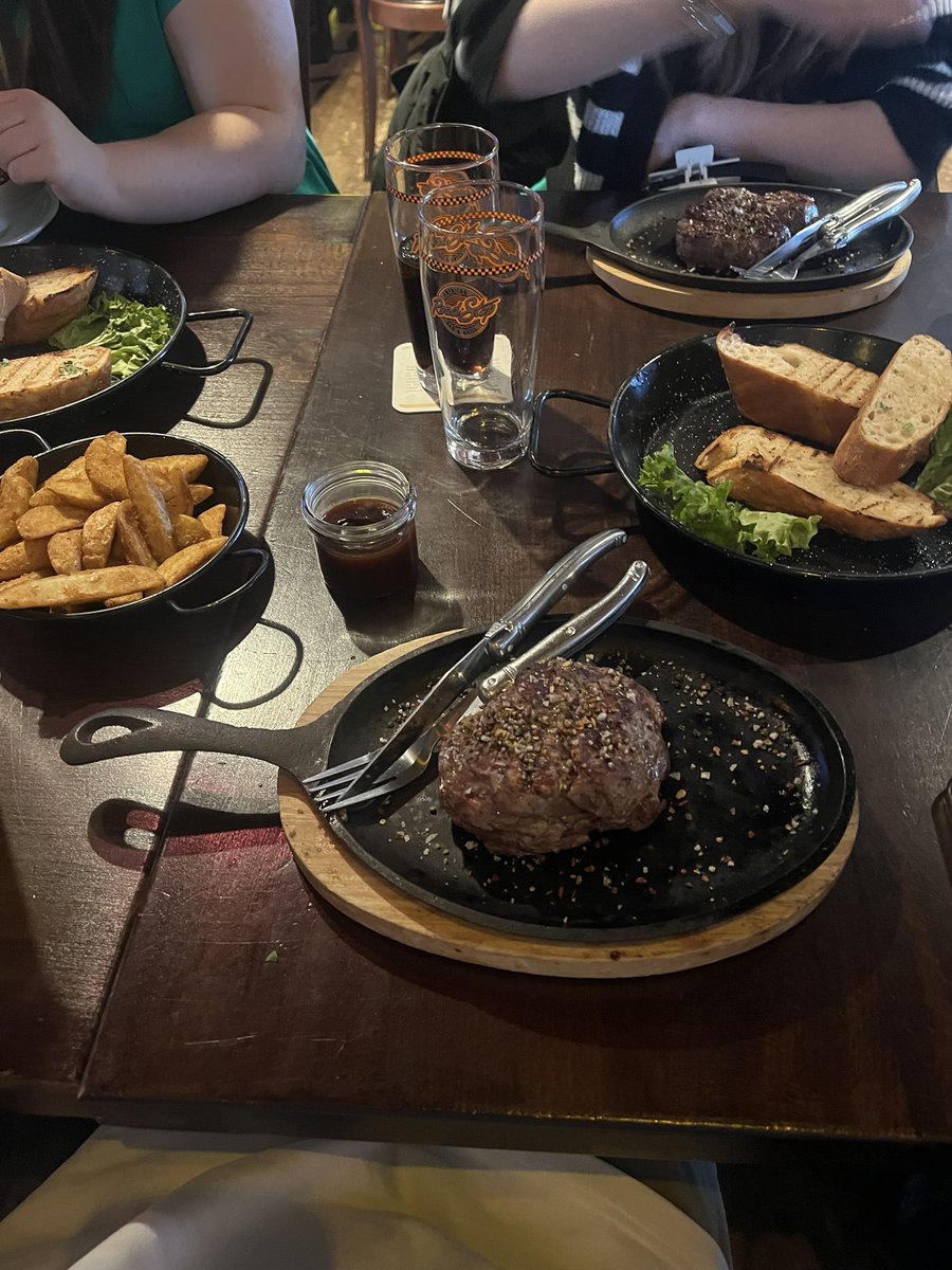 JasonRReynolds5's tweet photo. Steak again surely not. 
#erasmus23 https://t.co/aB2zIlP4QQ