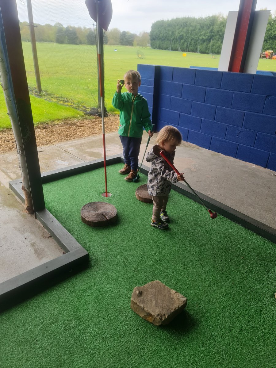 Familiar surroundings for some food and Mini golf.