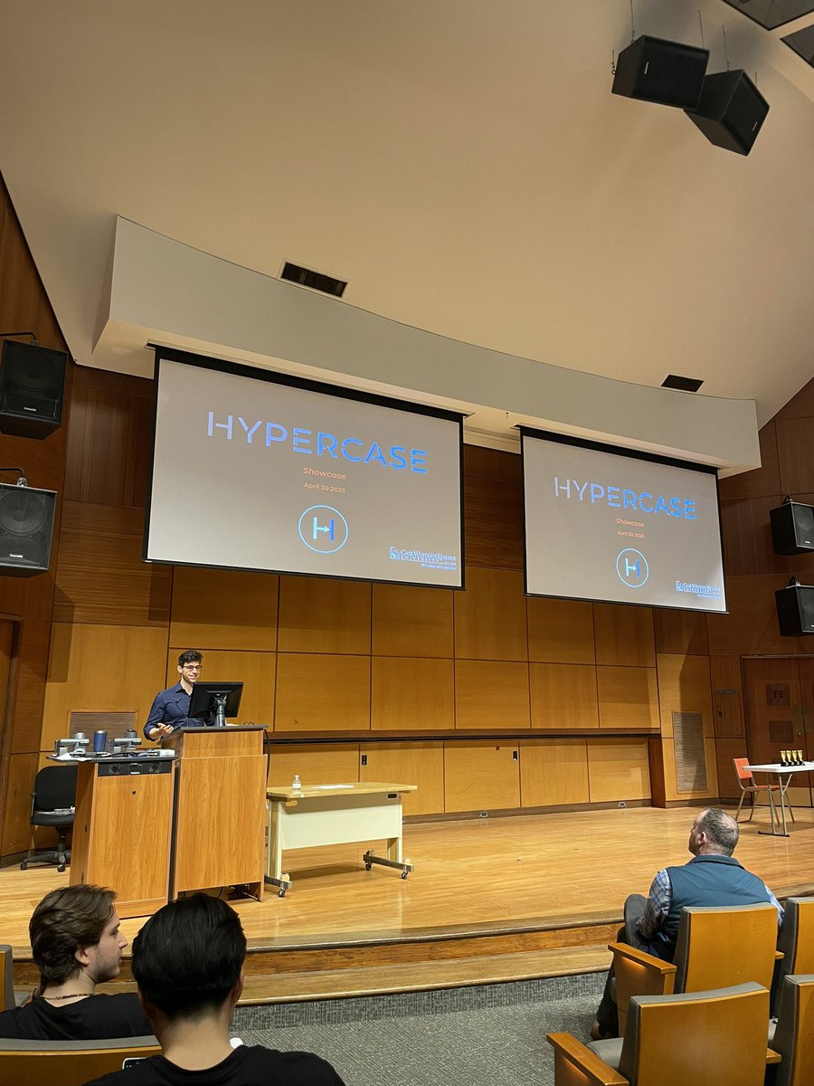 Josh Weiner with the warm welcome for the very first HyperCase ShowCase!