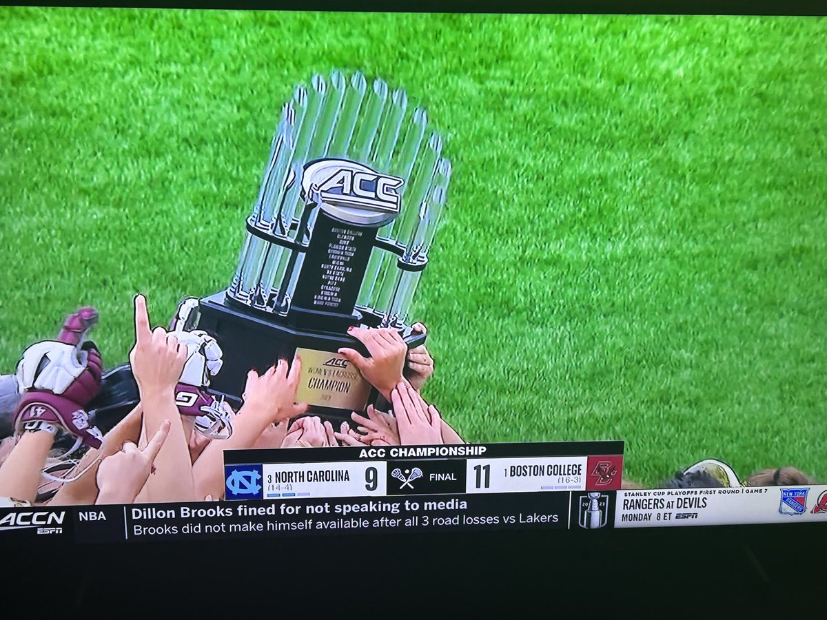 KDotonBCFH's tweet photo. Absolutely incredible. Congrats @BCwlax on the ACC Regular Season and Postseason Championship. Season isn’t done yet but it enjoy it @acacia_walker !!!! https://t.co/UNu3EJCENT