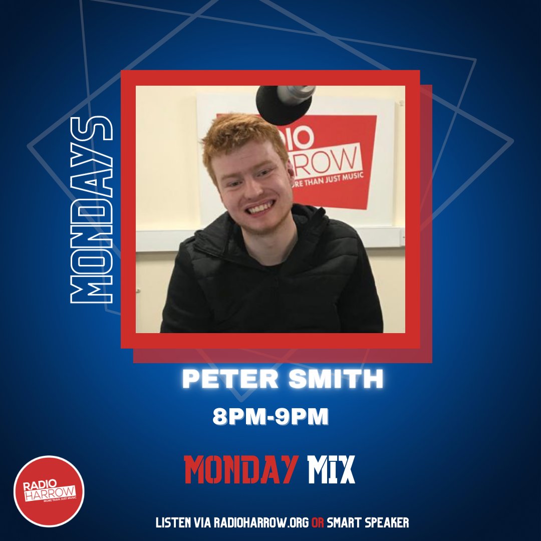 radioharrow's tweet photo. It's time for the Monday Mix with Peter Smith, tune in to hear some of your favourites

#mondaymix #radioharrow https://t.co/YwXAlqQOFD