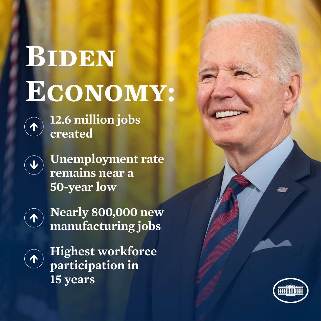 President biden on twitter we re not just building a record breaking