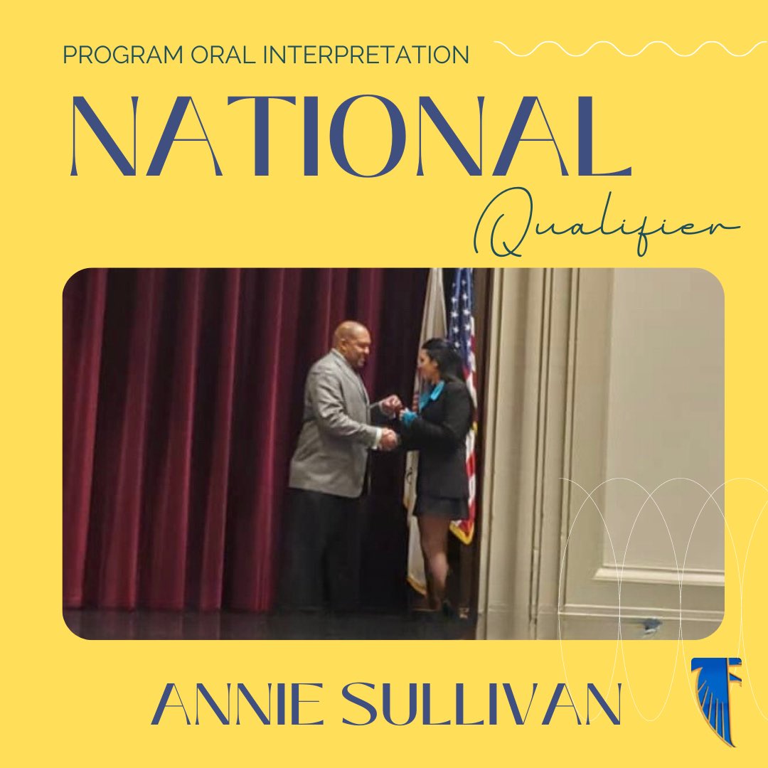 She represents us on the field well. She also represents our speech program, and her school quite well.  Congrats Annie Sullivan. 👏 
<a href="/anniesulls7/">annie sullivan</a> 
@WNSpeech 
<a href="/AthleticsWNHS/">WNHS Athletics</a> 
<a href="/biscmj/">Matt Biscan</a> 
<a href="/Machine18U/">Midwest Machine 18U 2023 2024</a>