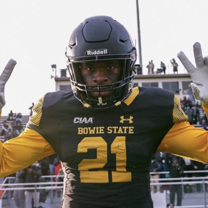 KevinAd151's tweet photo. BREAKING: Bowie State All-American DB Raymond Boone tells @_MLFootball he’s been invited to Washington #Commanders rookie mini camp. https://t.co/FlWgiHZI8Q