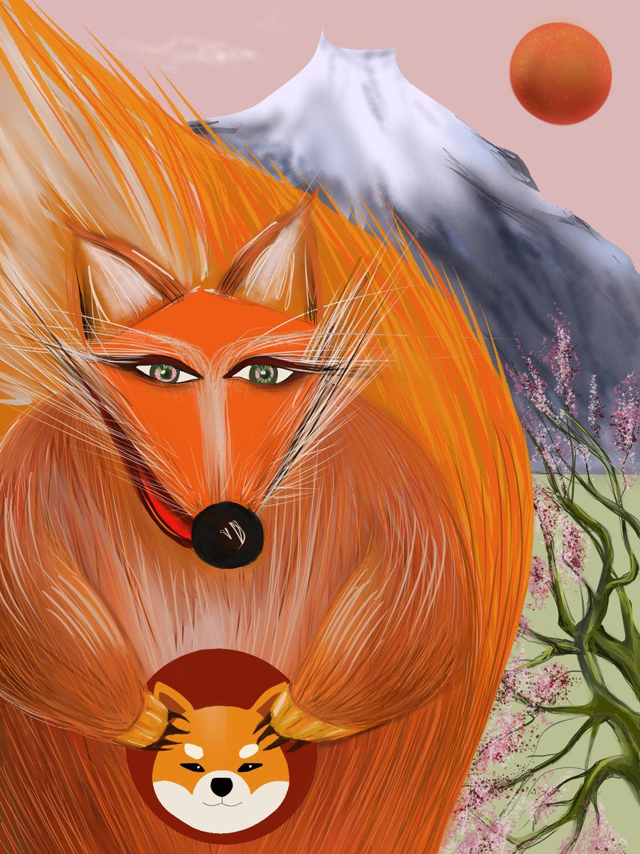 Tina20159187's tweet photo. "Fox with SHIBA INU" from my collection  https://t.co/5ZIW4raYrp… #NFT #NFTCommunity #NFTs #NFTCommmunity #NFTCollection #NFTProject #OpenSeaNFT #OpenSeaCollection #art #digitalart #DigitalArtist https://t.co/lGuDXirKM7