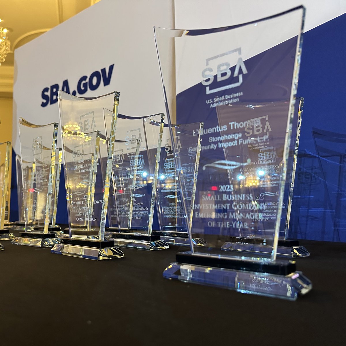 An awards ceremony like no other!

Tonight, we honor inspiring small business owners across America at the National #SmallBusinessWeek Award ceremony in Washington, D.C.  

Follow along for updates and to find out who the big winners are!