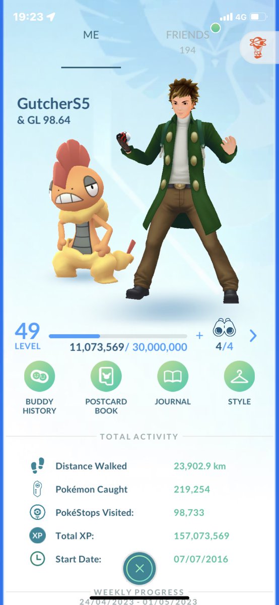 Gutchs5's tweet photo. My starting elo this season was the highest I’ve had but it took me the most amount of games to hit legend. Struggled a lot throughout but finally found my footing with some anti meta teams. Waving goodbye to sableye trev back lines 👋 #GBL #PokemonGO #PVP #legend https://t.co/yYgcXx6U8J