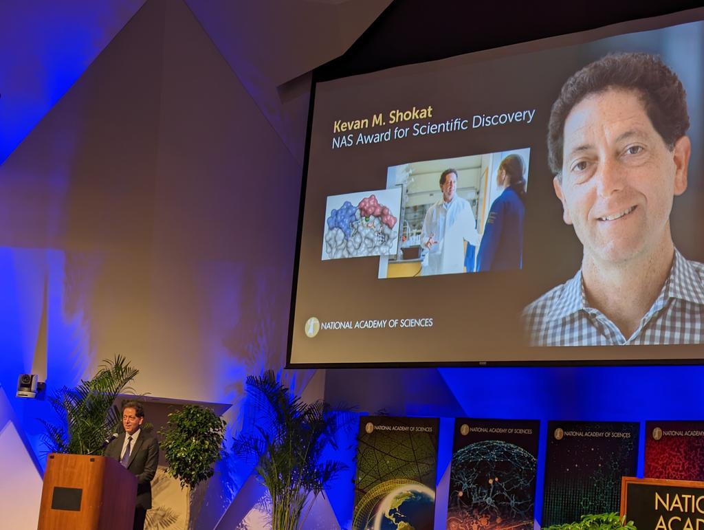 Leslie Vosshall PhD (@leslievosshall) on Twitter photo Congratulations Kevan M. Shokat <a href="/kevansf/">Kevan Shokat</a> <a href="/UCSF/">UC San Francisco</a> <a href="/HHMINEWS/">HHMI</a> recipient of the 2023 <a href="/theNASciences/">National Academy of Sciences</a> NAS Award for Scientific Discovery #NAS160 Congratulations Kevan M. Shokat <a href="/kevansf/">Kevan Shokat</a> <a href="/UCSF/">UC San Francisco</a> <a href="/HHMINEWS/">HHMI</a> recipient of the 2023 <a href="/theNASciences/">National Academy of Sciences</a> NAS Award for Scientific Discovery #NAS160