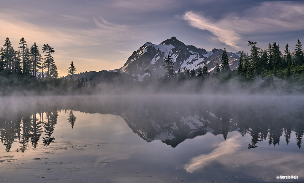 Photo of the Day: “Ghosts of Dawn” by Sergio Rojo. Location: Mt. Baker-Snoqualmie National Forest, Washington. View our Photo Of The Day gallery at outdoorphotographer.com/category/photo…